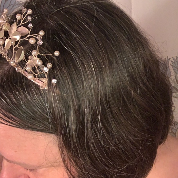 5/$30! MIX & MATCH! ICING SPARKLY Rose Gold “Twisting Branches” TIARA! - Picture 8 of 10